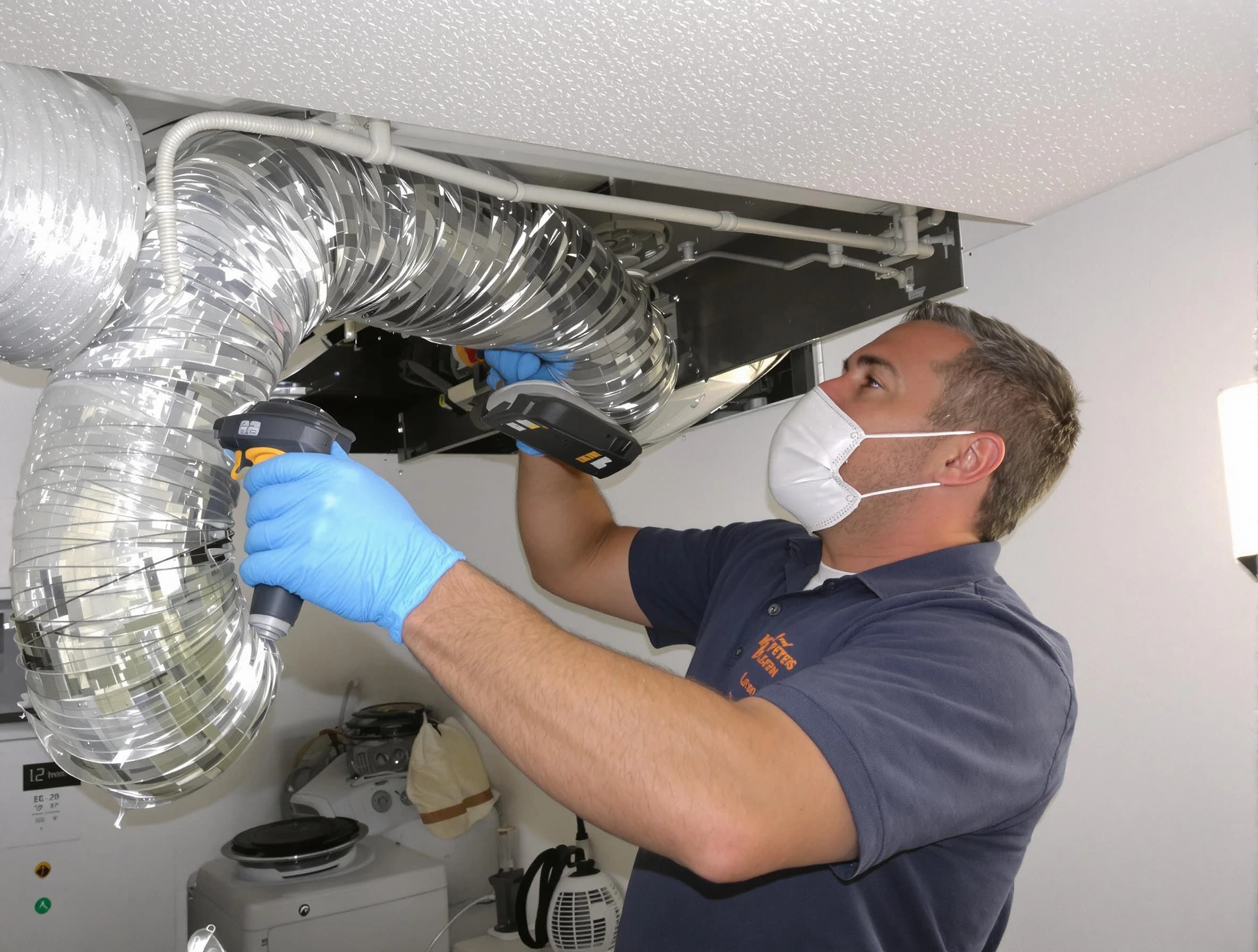 Dallas Dryer Vent Cleaning professional performing thorough residential dryer vent cleaning in Dallas