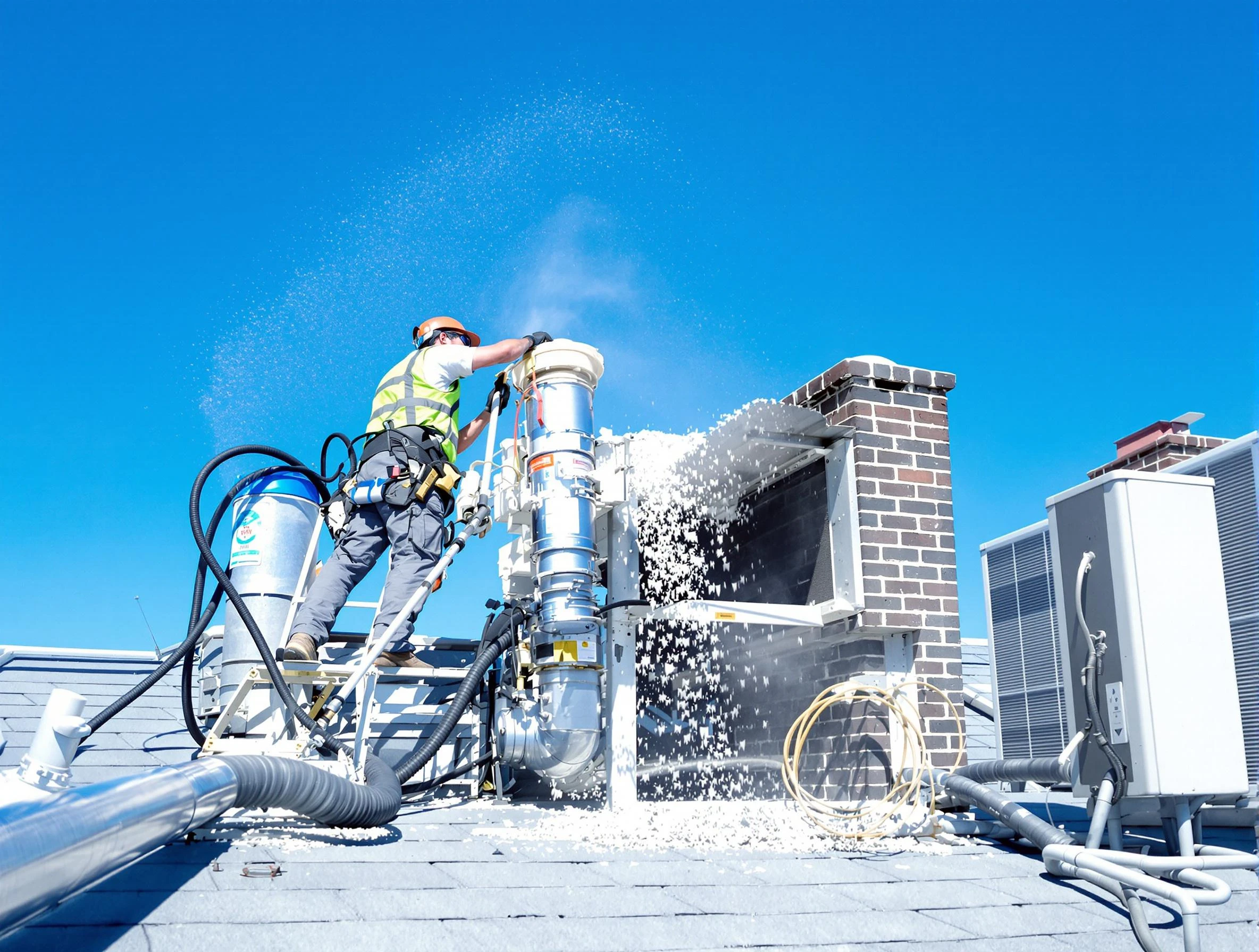 Expert roof dryer vent cleaning by Dallas Dryer Vent Cleaning in Dallas