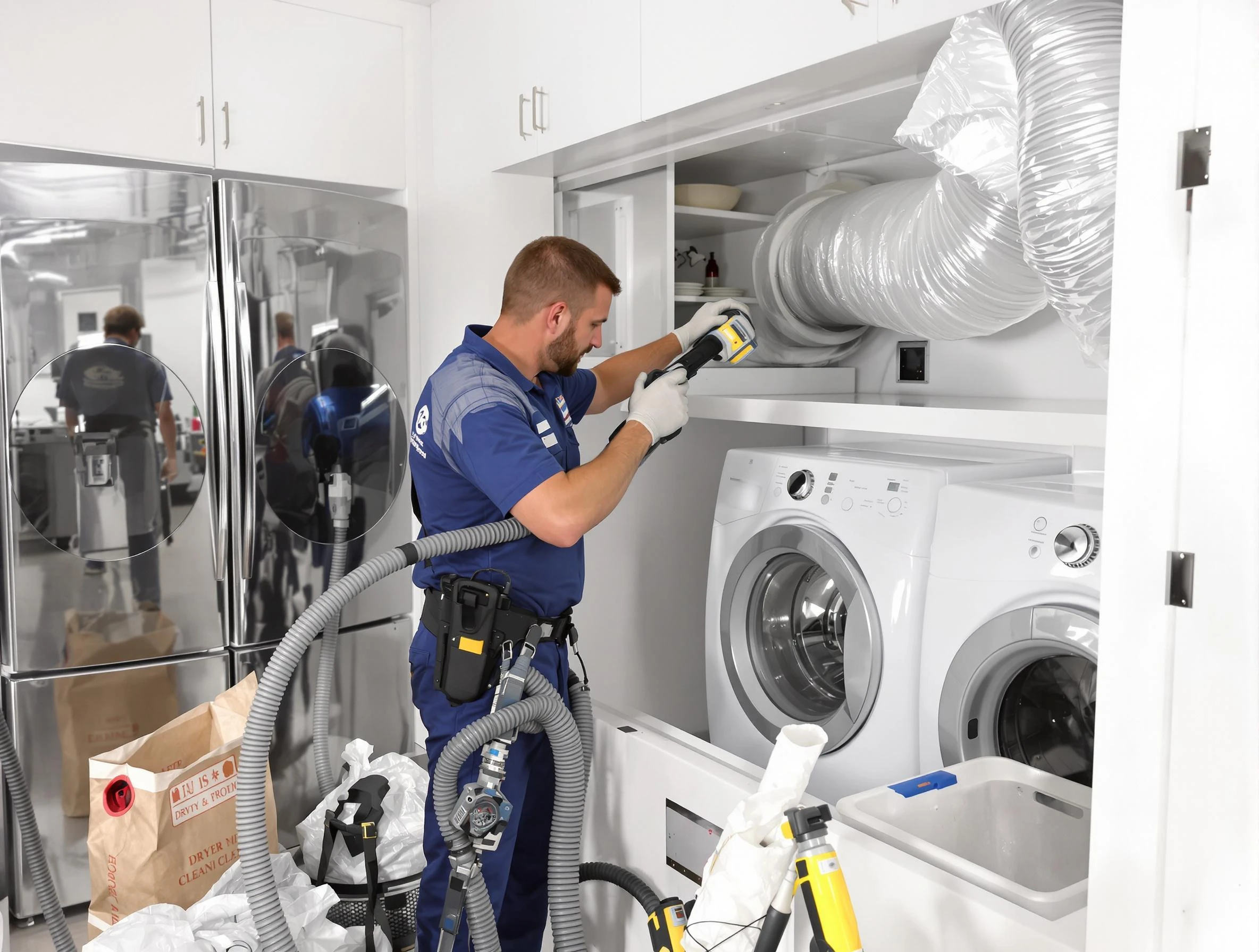 Professional duct cleaning by Dallas Dryer Vent Cleaning in Dallas