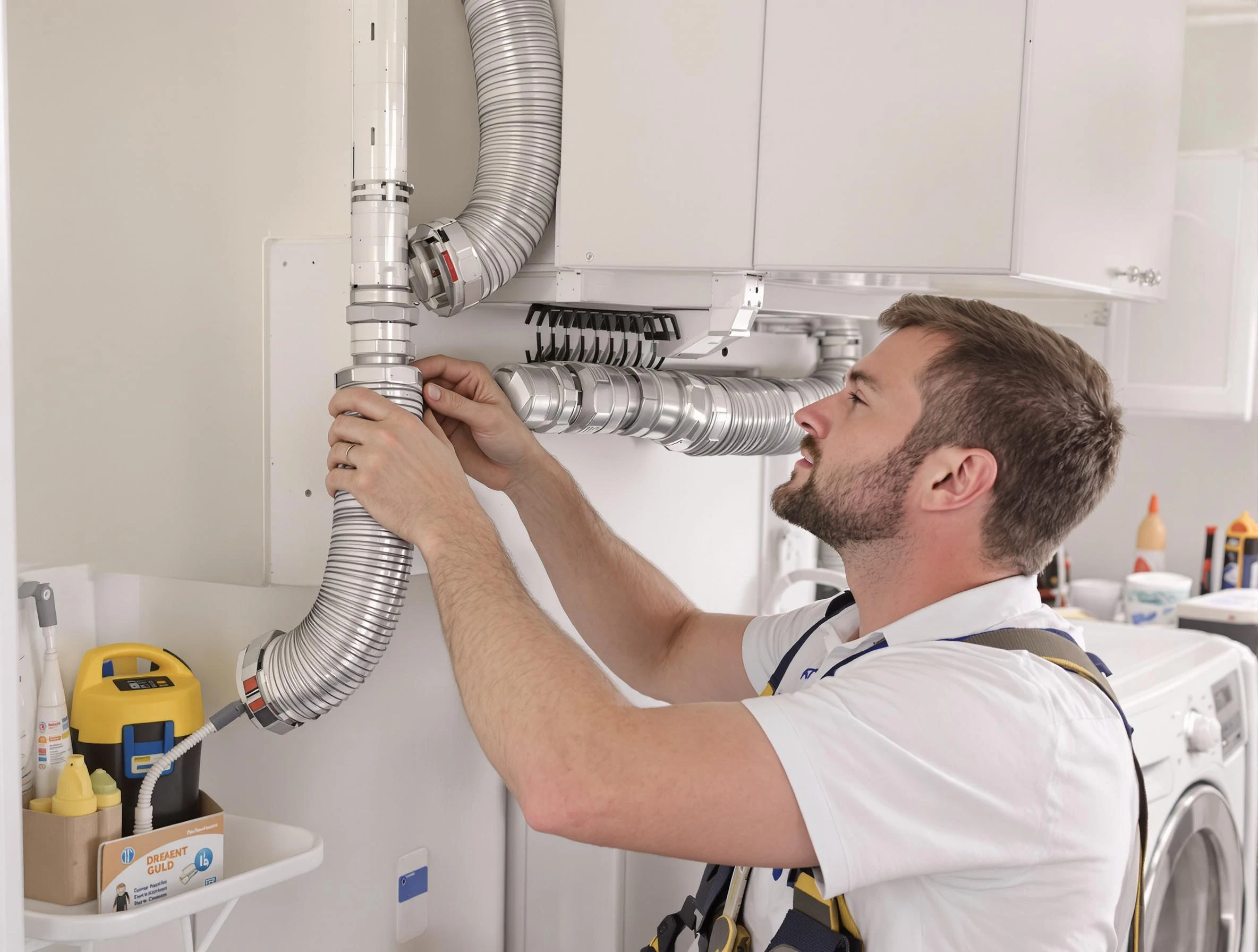 Professional dryer vent repair and installation by Dallas Dryer Vent Cleaning in Dallas