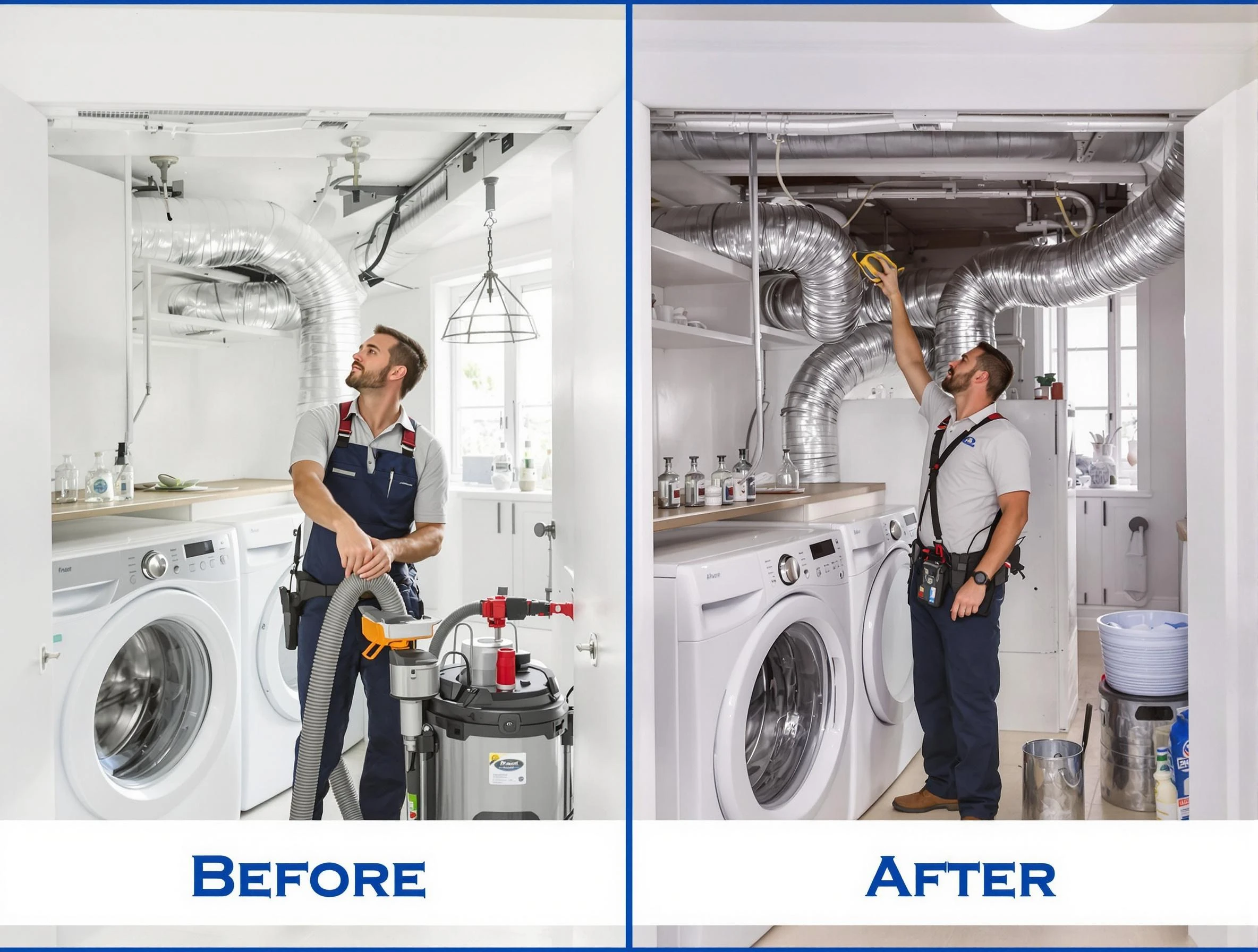 Expert gas dryer vent cleaning by Dallas Dryer Vent Cleaning in Dallas